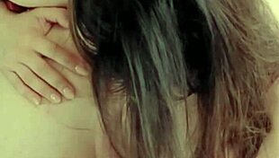 brunette rims ass masturbates then delivers incredible deepthroat blowjob on big cock