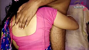 indian maid lured by raise promise into bent over pussy lick