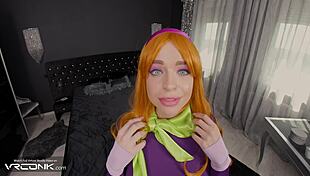 daphne in scooby cosplay you ready for my anal redhead pounding?