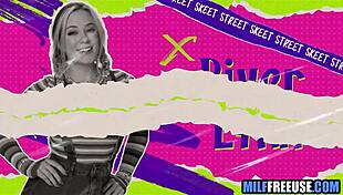 Blonde milf and teen used free on sesame street set? Insane group fuck!