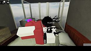 A Roblox Demon Pounds That Whore Pussy Missionary With His Monster Cock Creampie!