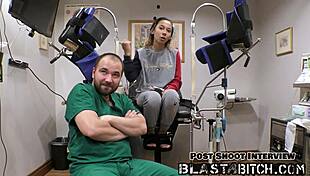 kalani luana bends back as thick cum blasts her skin in raw pov