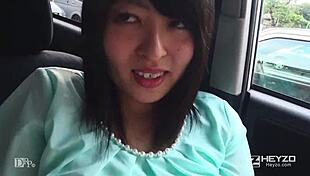 Street Pickup Nets Big-Titted Japanese Wife Miyashiro Kaoru for Creampie Action.