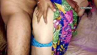 indian maid lured by raise promise into bent over pussy lick