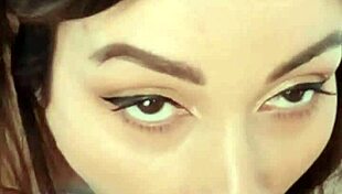 brunette rims ass masturbates then delivers incredible deepthroat blowjob on big cock