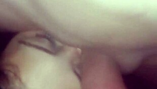 cape town slut kneels sucking that old big cock till cum explodes everywhere