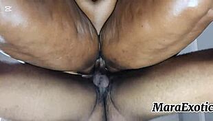 mara exotic's creamy ebony pussy backshots intrigue pov