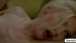 perv stepbro barebacks ts stepsis ass while she licks his balls