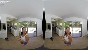 horny babysitter carolina sweets bonus big cock pounding in vr