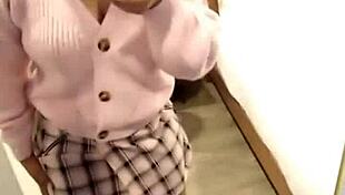 kinky latina milf orgasms hard from wild pussy play