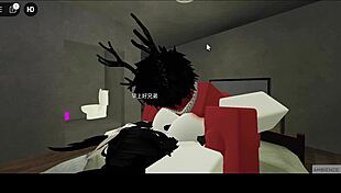 A Roblox Demon Pounds That Whore Pussy Missionary With His Monster Cock Creampie!