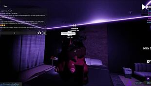 succubus bent over doggystyle assfucked rough by roblox demon creampie