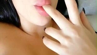 This hot brunette rides dildo moaning wet pussy to orgasm compilation