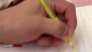 Seductive Mikan Kururugi Asian JAV Threesome Blowjob Action