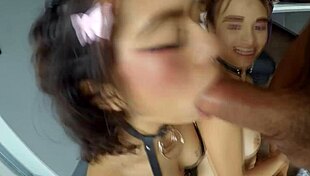 Sexy Milf Gags on Long Cock Deepthroat Face Fucked Rough Nonstop