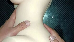 mandy takes deep anal creampie from ripped clothes fuck