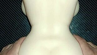 mandy takes deep anal creampie from ripped clothes fuck