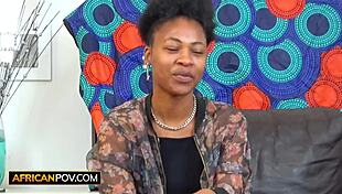 amateur ebony babe's fat ass pounded doggystyle rough at outdoor casting