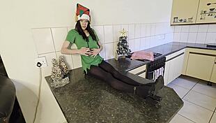 i smoke showing off my skinny petite elf milf body