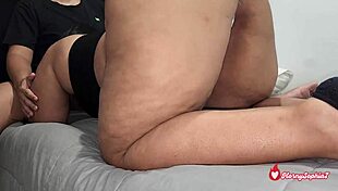 roommate caught spying now rides my cock rough after stretches