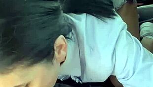 come on gabriella swallow my load quick before anyone spots us out here