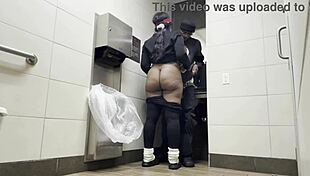 BIGDADDYKJ Ebony Big Tits Ass Takes ROUGH Monster Cock Interracial Cumshot from Daddy!