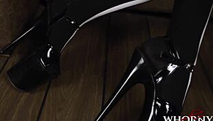 evelyn jezebel bound teen slut takes rough anal pounding wet orgasms