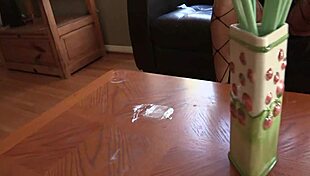 Big tits mommy seduces lesbian lover in fishnets and heels