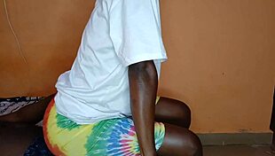 ebony teen 18+ loves gettin pounded doggystyle tight pussy 😍🐶