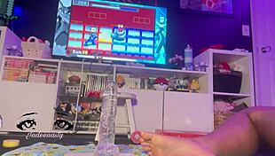 jadeenasty's curvy ebony ass squirts nasty in epic cumshot compilation