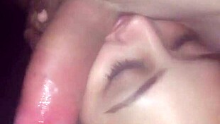 cape town slut kneels sucking that old big cock till cum explodes everywhere