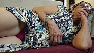 Tattooed 77-year-old granny craves bbc pounding her tight ass in raw interracial action