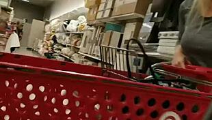 Filthy Fat Granny Ass Bounces in Shop Encounter