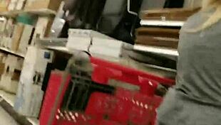 Filthy Fat Granny Ass Bounces in Shop Encounter