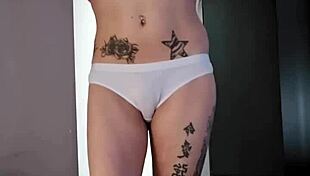 tiny emy angel teases her sexy petite curves