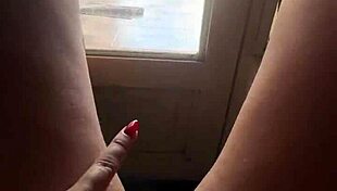 Prowling the platform flashing my juicy Latina ass to horny neighbors