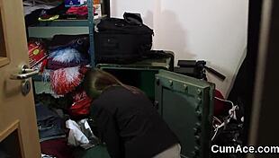 Centerfold Swallows Massive Facial Cumshot Load