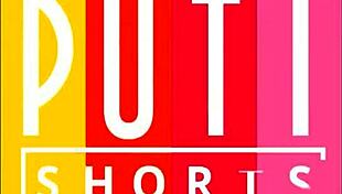 Curly slut in tight shorts takes hardcore anal pounding