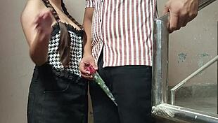 indian college slut seduces tutor for creampie on teachers day