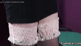 Centerfold Swallows Massive Facial Cumshot Load