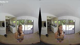 horny babysitter carolina sweets bonus big cock pounding in vr