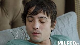 Hot Stepmom Wakes Young Stepson For Raw Fuck