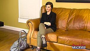 Petite Brunette Kylie Deepthroats Cock Swallows Cum Pussy Pounded