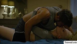 perv stepbro barebacks ts stepsis ass while she licks his balls