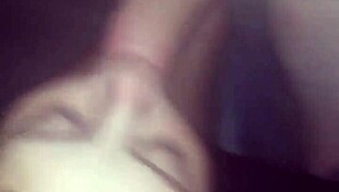 cape town slut kneels sucking that old big cock till cum explodes everywhere