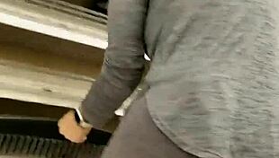 Filthy Fat Granny Ass Bounces in Shop Encounter