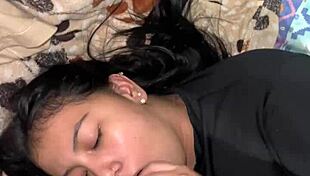 waking up my hot curvy hermanastra for a wild morning fuck session