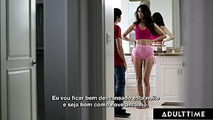 eliza ibarra slips wrong glasses on during shower pussy licking fun