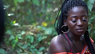 ebony babes in hot threesome licking pussy and fucking hard 💦👅