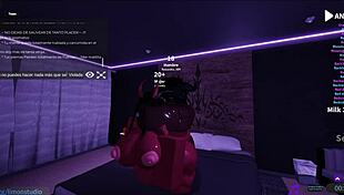 succubus bent over doggystyle assfucked rough by roblox demon creampie